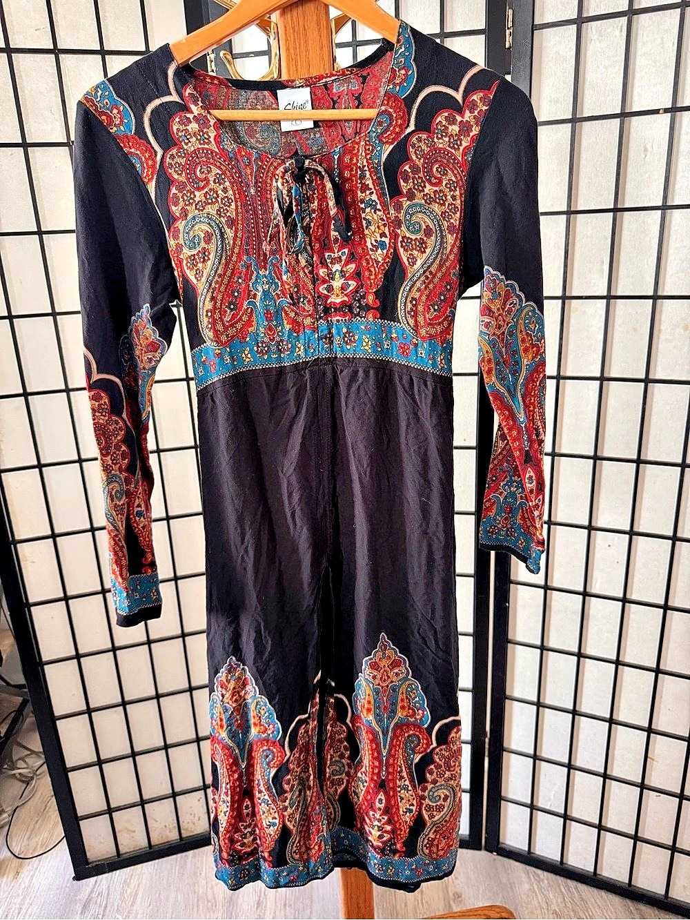 Shine Collection Paisley Maxi Dress Size Large